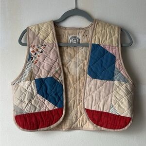 Potter’s Daughter Quilted Vest Size Small - 1910s - 1920s quilt - amazing!